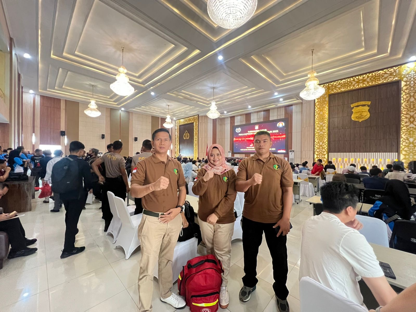 Biddokkes Polda Lampung Siaga di Turnamen Catur Kapolda Cup 2025